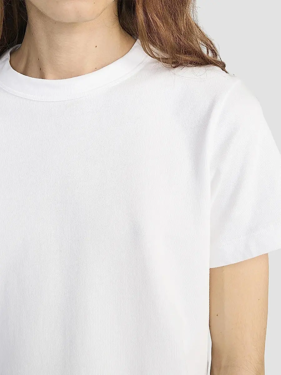 Frame Women's Crewneck Cotton Boxy T-Shirt | Thumbnail 7 Frame Women's Crewneck Cotton Boxy T-Shirt | Thumbnail 7