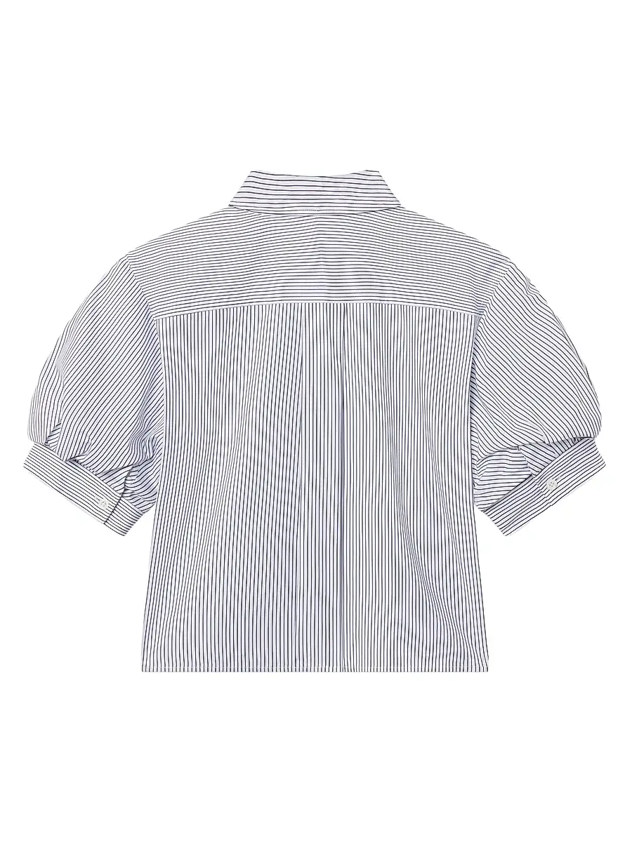Frame Women's The Billow Striped Cotton Shirt | Thumbnail 3