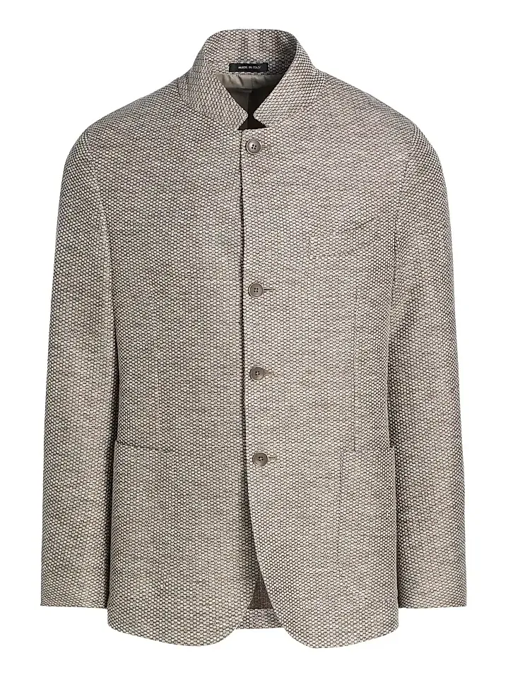 Saks Fifth Avenue Men's Linen-Cotton Textured Sport Coat