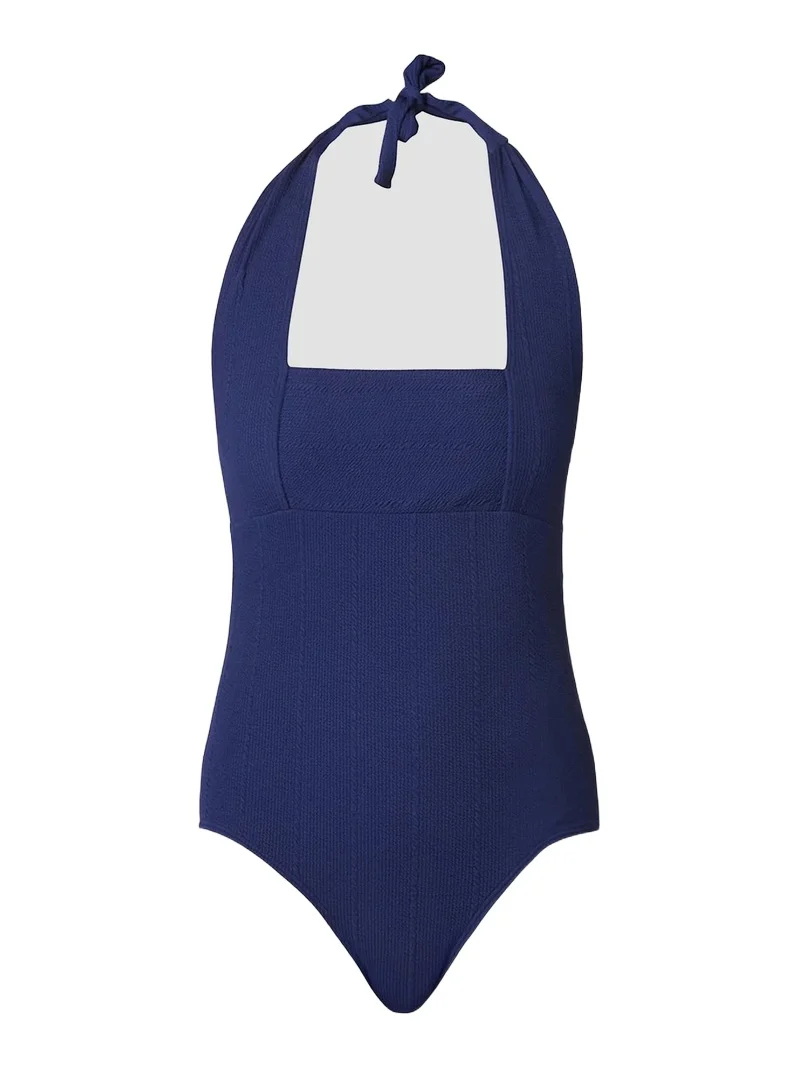 Shoshanna Women's Retro Halter One-Piece Swimsuit