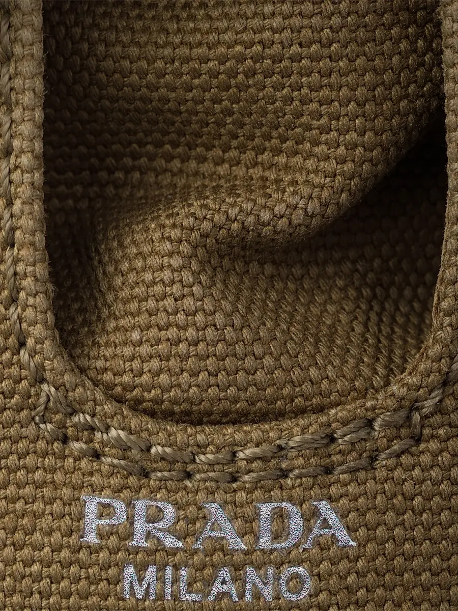 Prada Men's Collapse Canvas Sneakers - Black | Thumbnail 10