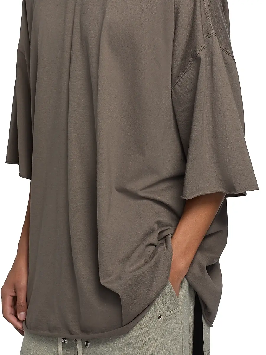 DRKSHDW by Rick Owens Men's Tommy Cotton Oversized T-Shirt | Thumbnail 6 DRKSHDW by Rick Owens Men's Tommy Cotton Oversized T-Shirt | Thumbnail 6