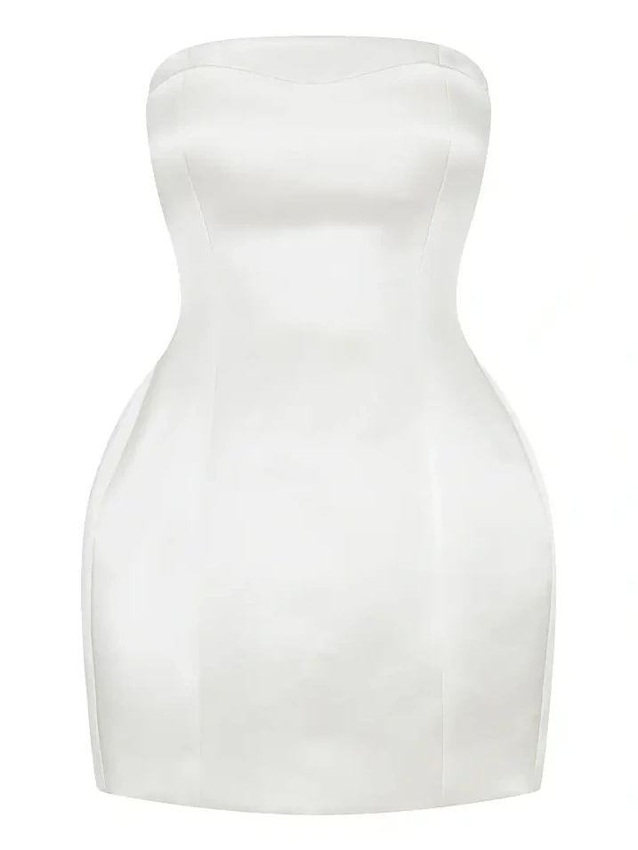 Women's Kaline Strapless Bustier Satin Minidress Women's Kaline Strapless Bustier Satin Minidress