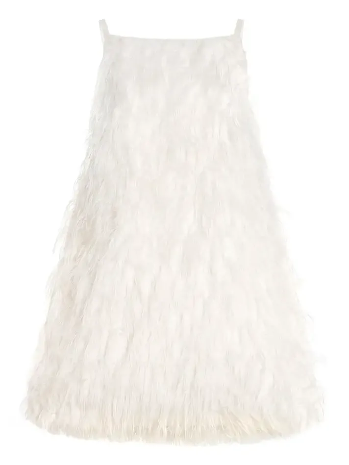 Kalla Fringe Jacquard Mini Dress