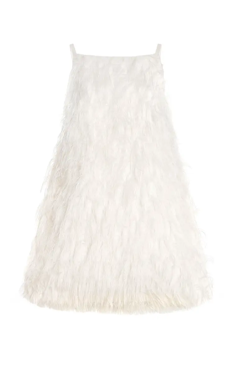 Simkhai Kalla Fringe Jacquard Mini Dress