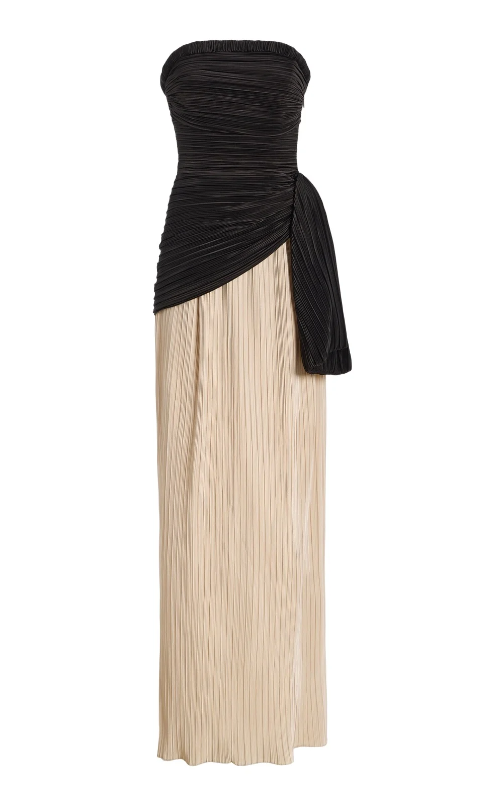 Simkhai Laia Plisse Bustier Gown