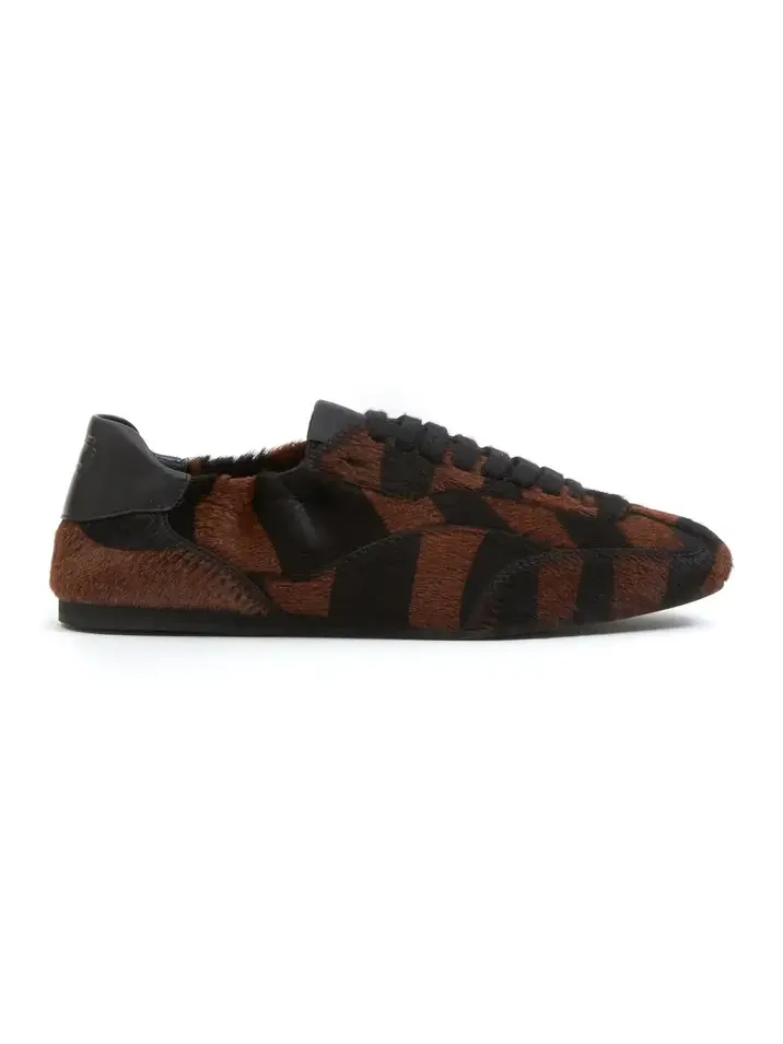 Simkhai Georgie Elasticized Leather Sneakers