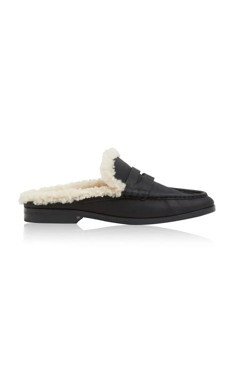 Dean Shearling Loafer Mules Dean Shearling Loafer Mules
