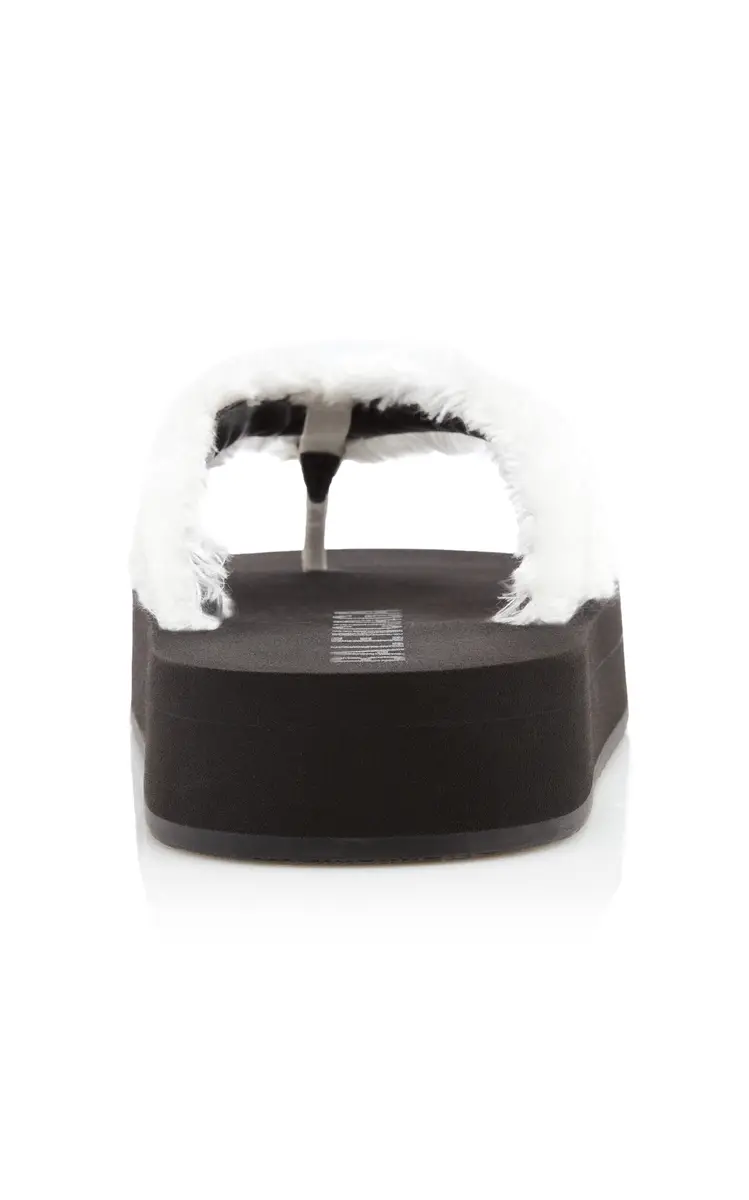 Balenciaga Silk-Trimmed Platform Flip Flop | Thumbnail 4 Balenciaga Silk-Trimmed Platform Flip Flop | Thumbnail 4