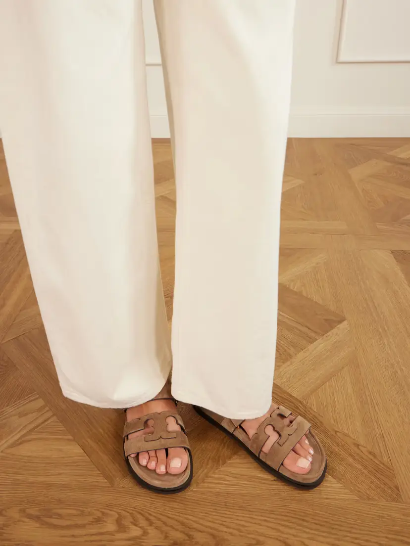 Tory Burch Ines Sport Suede Slides | Thumbnail 2