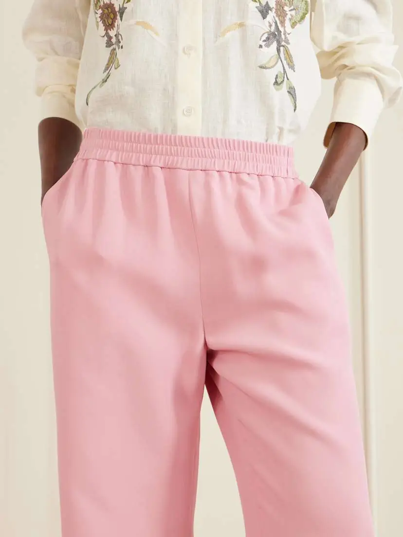 Valentino Garavani Silk-cady Wide-leg Pants | Thumbnail 4