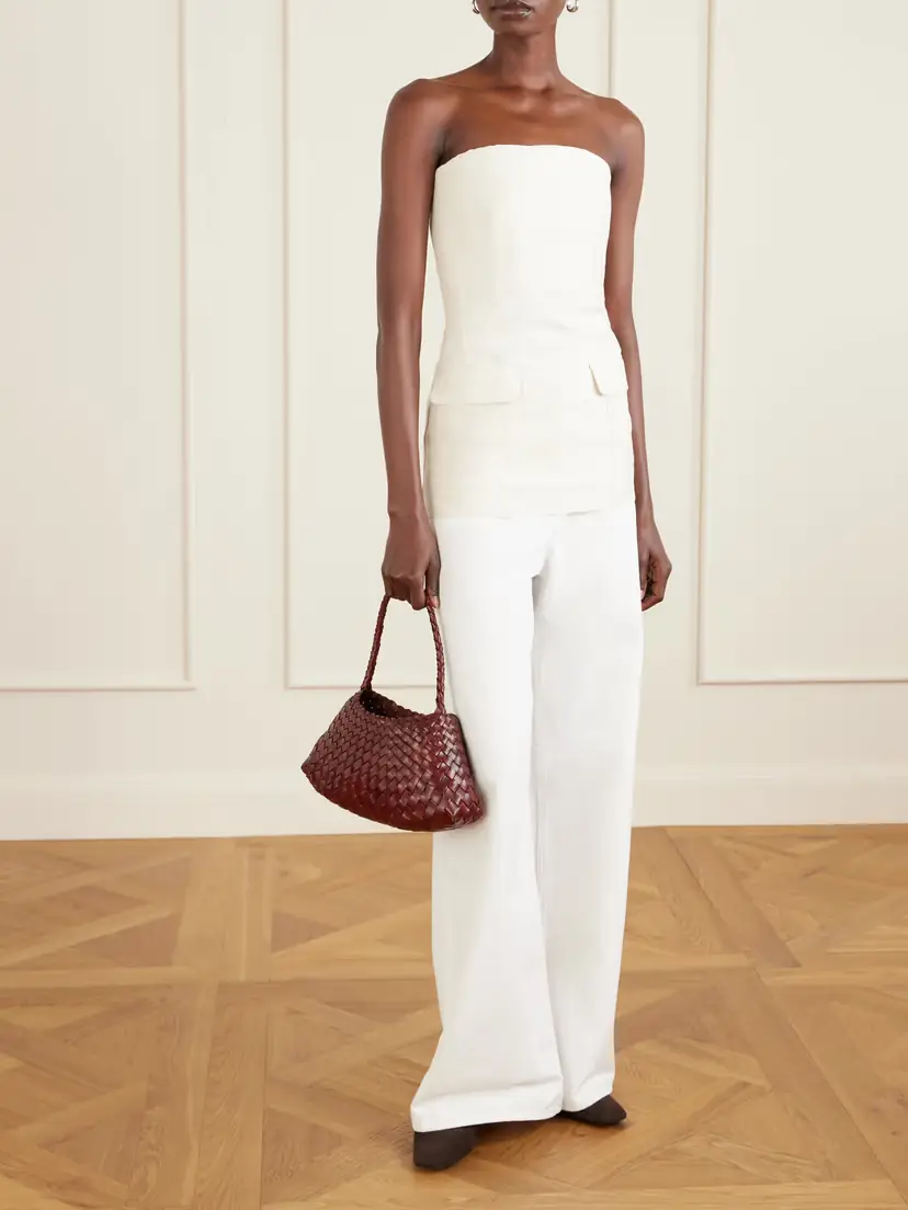 Dragon Diffusion Rosanna Mini Woven Leather Tote | Thumbnail 2