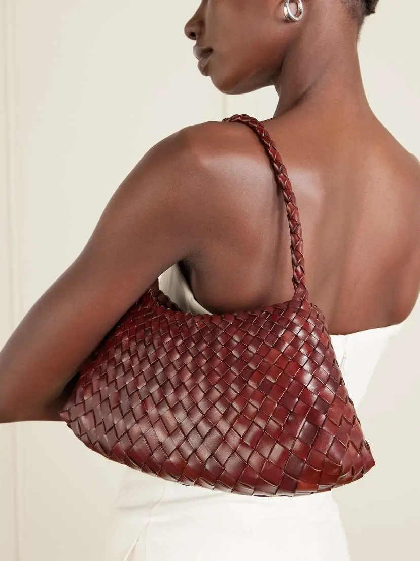 Dragon Diffusion Rosanna Mini Woven Leather Tote | Thumbnail 3