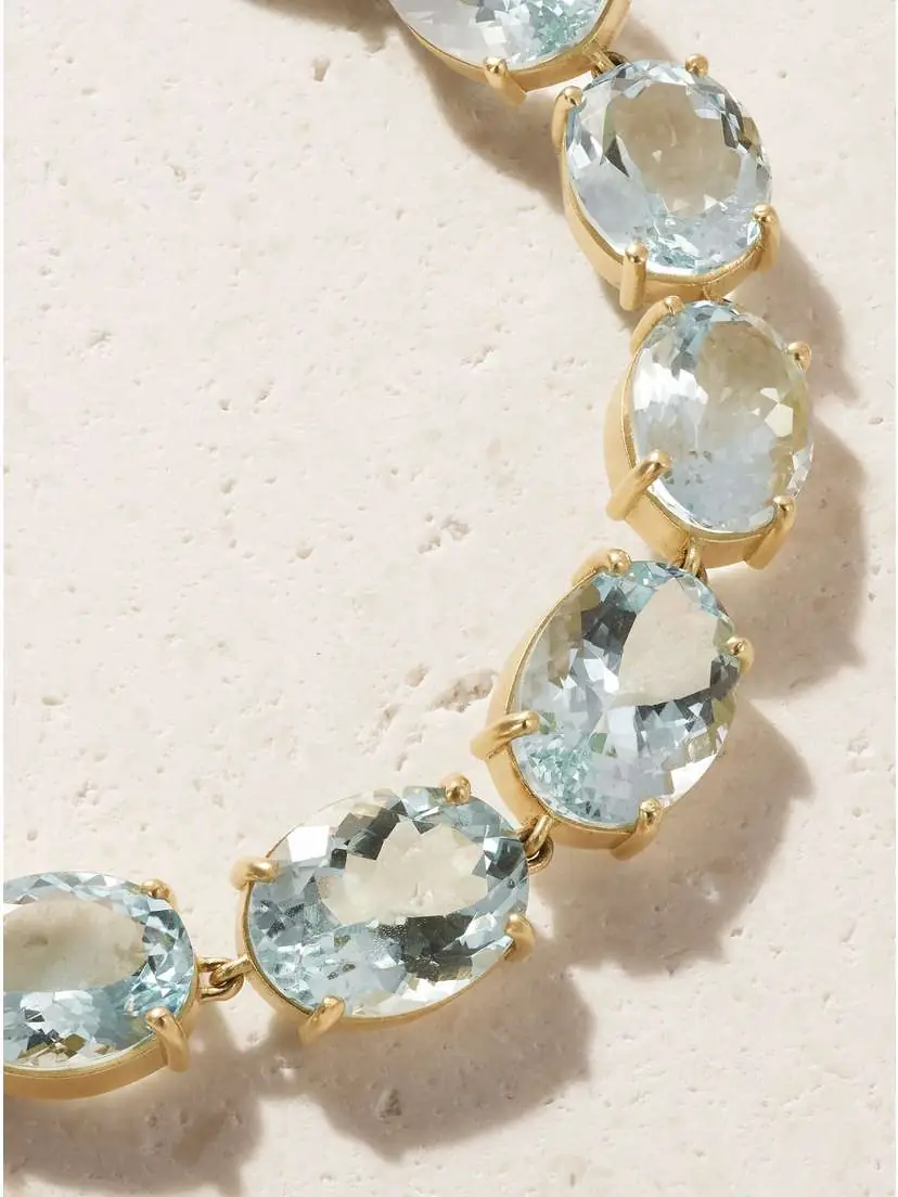 Irene Neuwirth Gemmy Gem 18-karat Gold Aquamarine Bracelet | Thumbnail 4