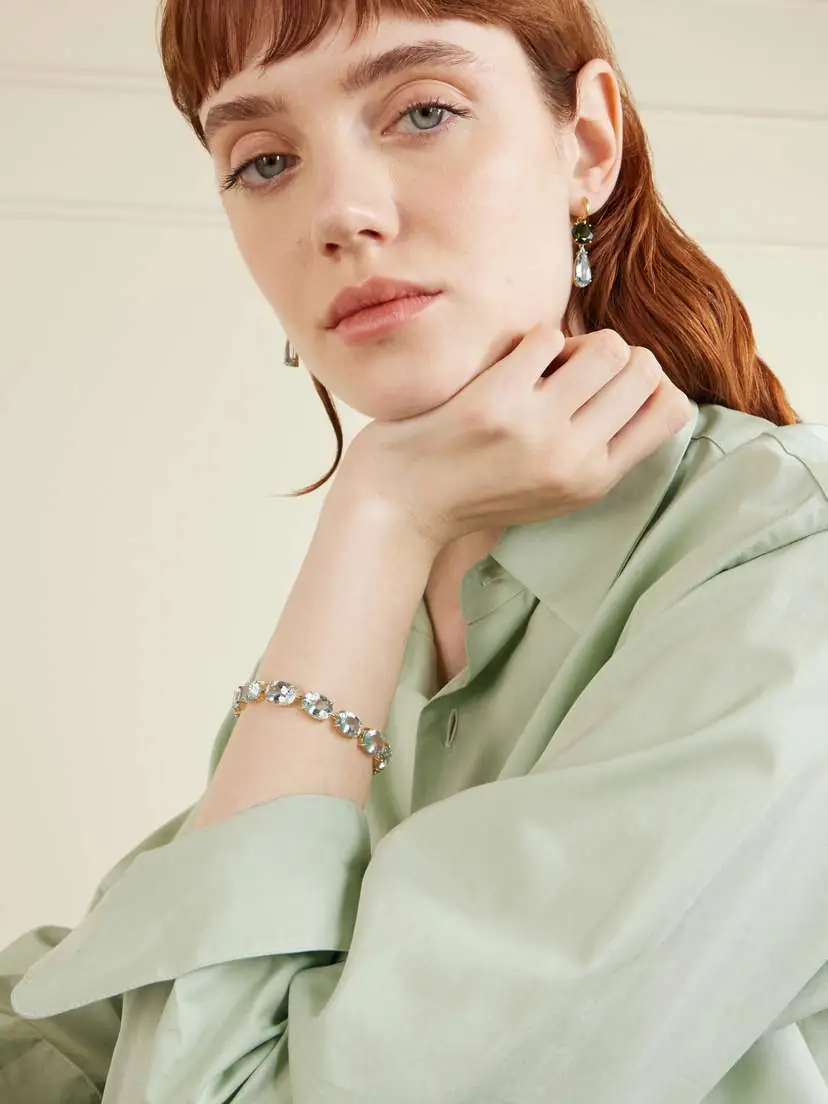 Irene Neuwirth Gemmy Gem 18-karat Gold Aquamarine Bracelet | Thumbnail 5