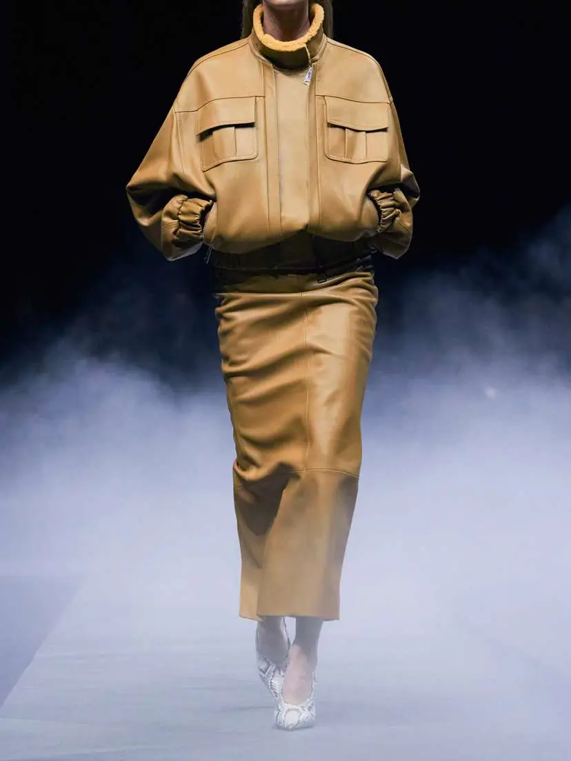 Khaite Malone Shearling Bomber Jacket | Thumbnail 5