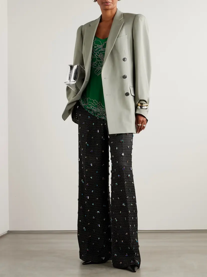 Dries Van Noten Embellished Silk-crepe Camisole | Thumbnail 2 Dries Van Noten Embellished Silk-crepe Camisole | Thumbnail 2