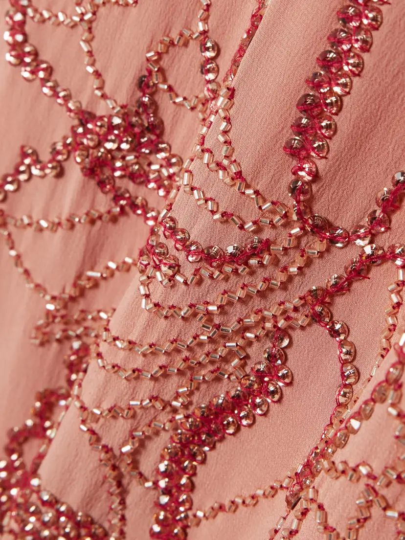Dries Van Noten Bead-embellished Silk Dress | Thumbnail 4 Dries Van Noten Bead-embellished Silk Dress | Thumbnail 4