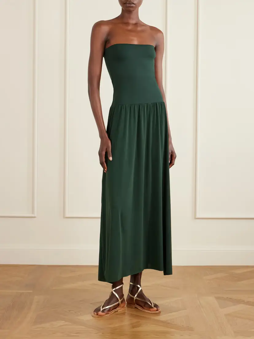 Eres Oda Strapless Stretch-jersey Maxi Dress | Thumbnail 2 Eres Oda Strapless Stretch-jersey Maxi Dress | Thumbnail 2