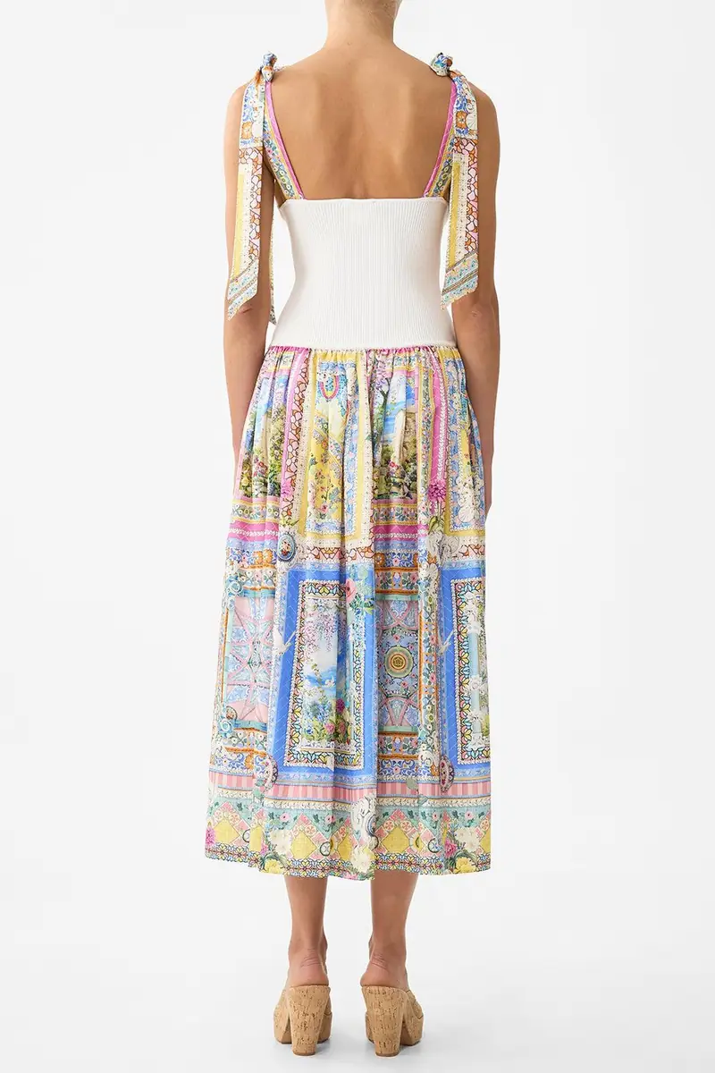 Camilla Bodice Splice Midi Dress | Thumbnail 6