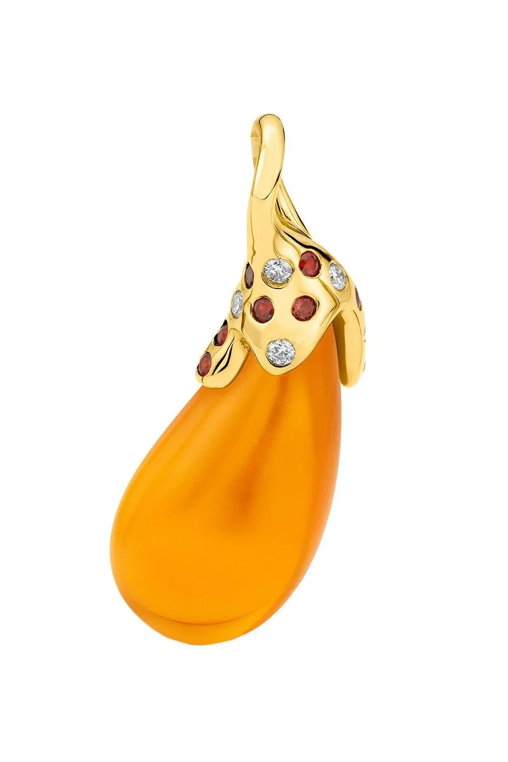 Fire Opal Drop Necklace Fire Opal Drop Necklace
