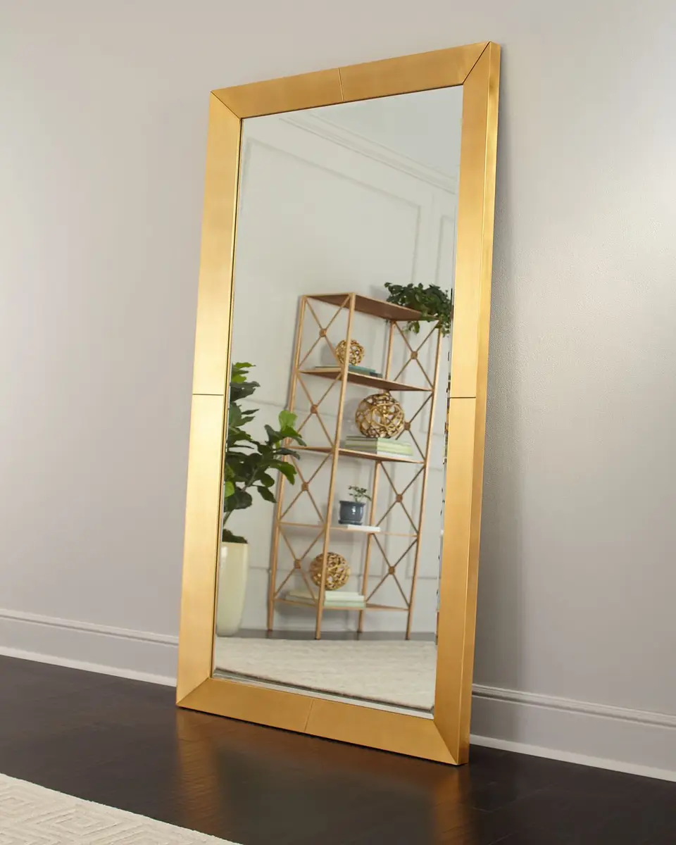 Katherine Noble by BMC Ishana Gold Leaf Floor Mirror