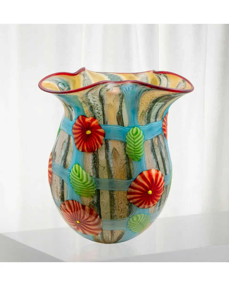 Dale Tiffany Plazio Art Glass Vase | Thumbnail 2 Dale Tiffany Plazio Art Glass Vase | Thumbnail 2