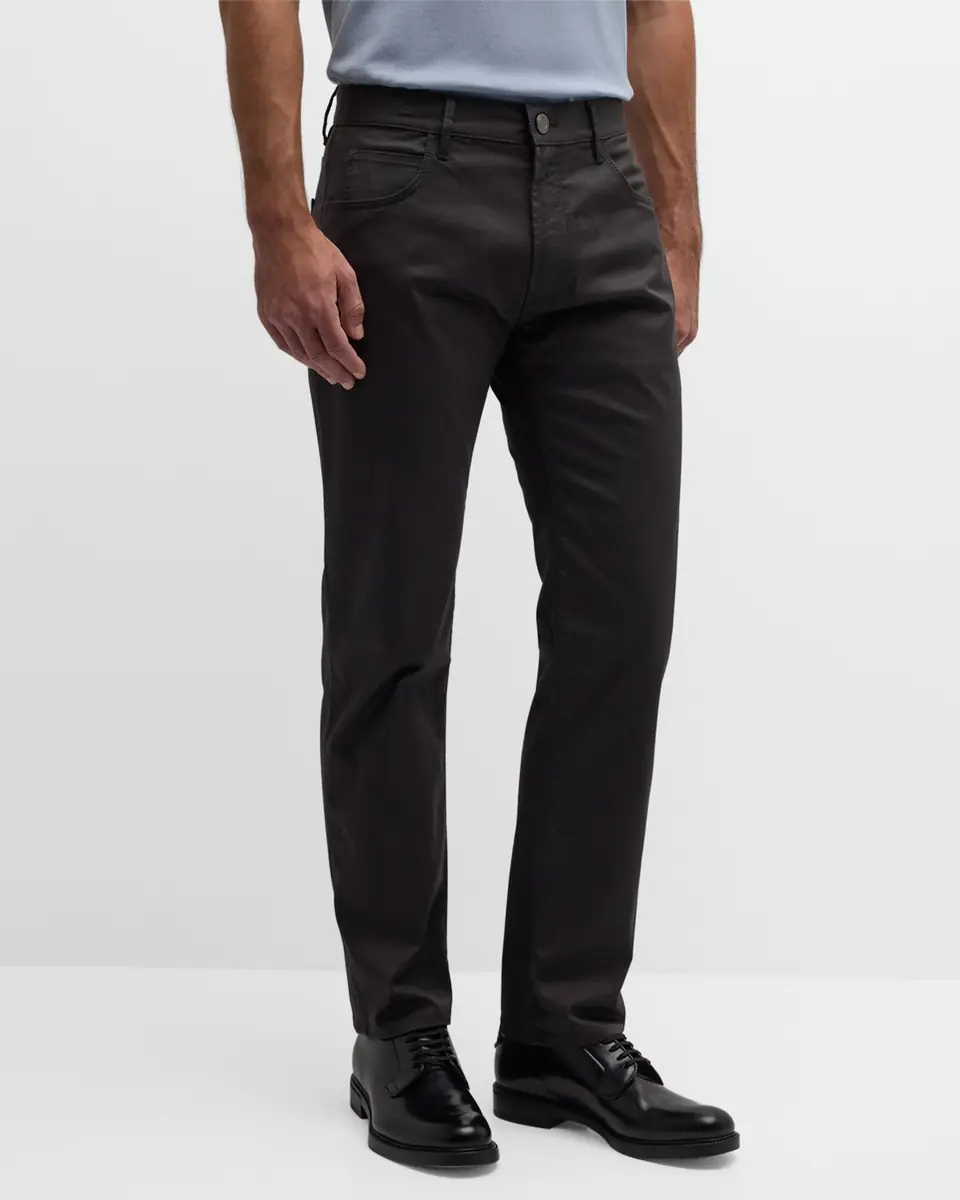 Giorgio Armani Men's 5-Pocket Twill Pants | Thumbnail 2