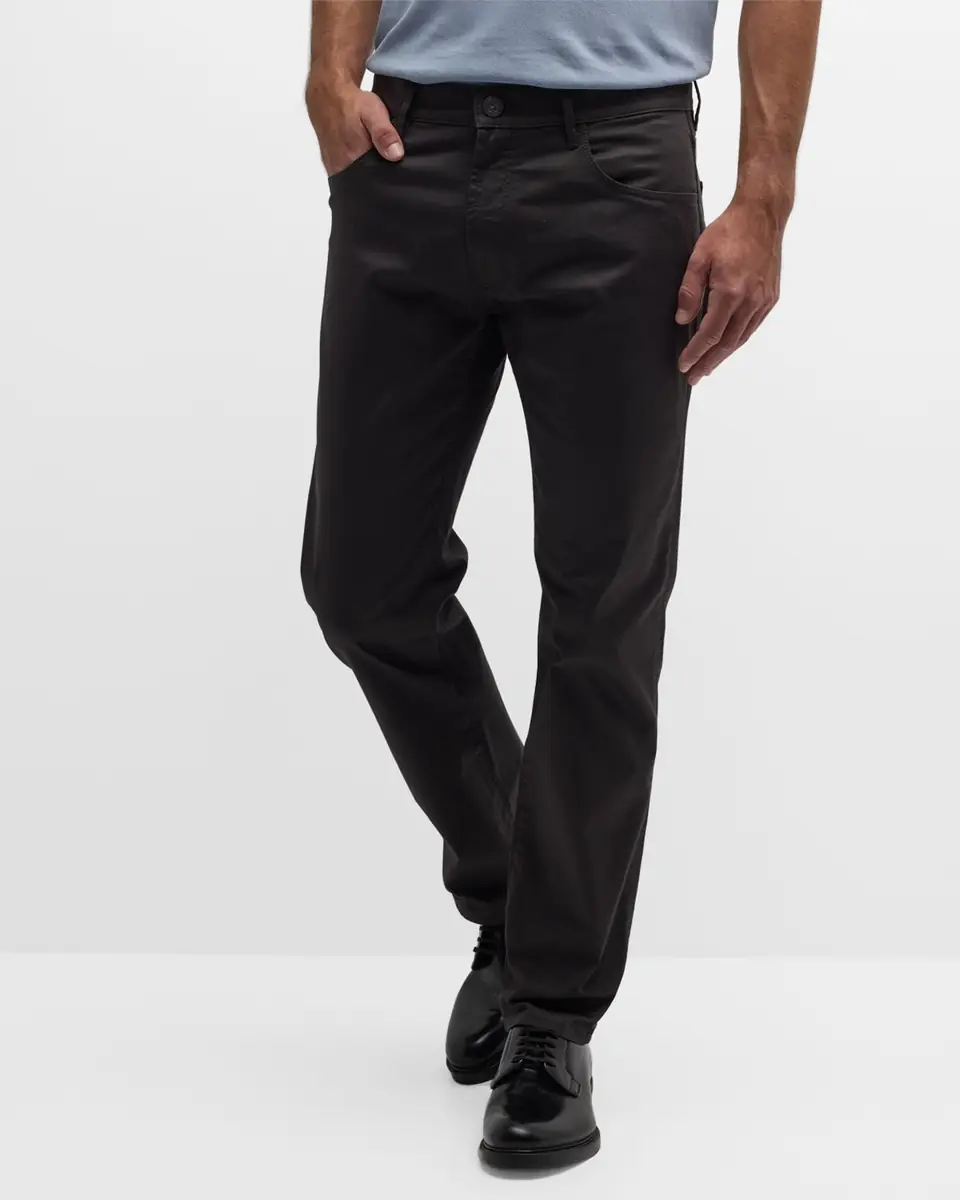 Giorgio Armani Men's 5-Pocket Twill Pants | Thumbnail 6