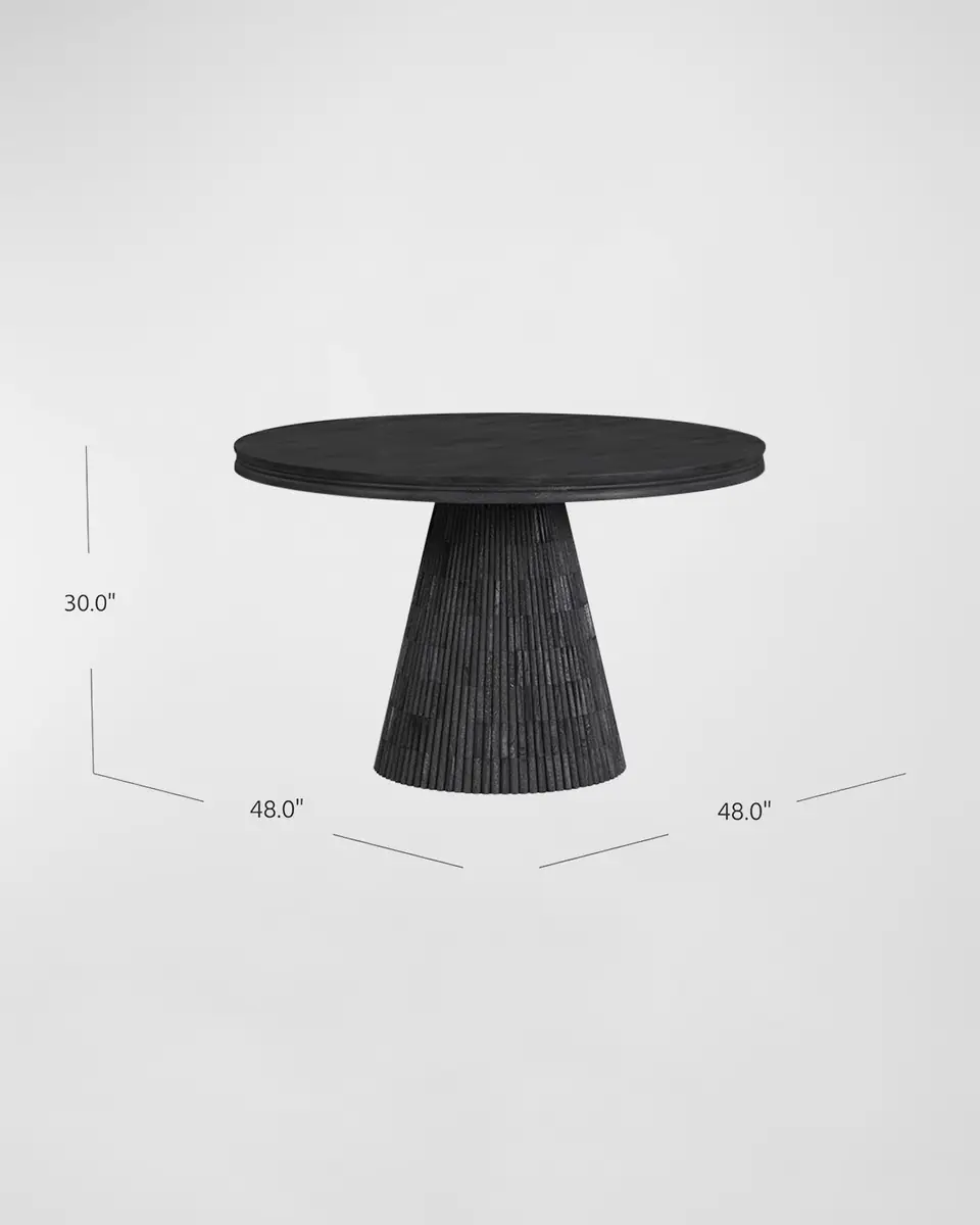 Katherine Noble by BMC Duncan Dining Table, 48" Round | Thumbnail 4 Katherine Noble by BMC Duncan Dining Table, 48" Round | Thumbnail 4