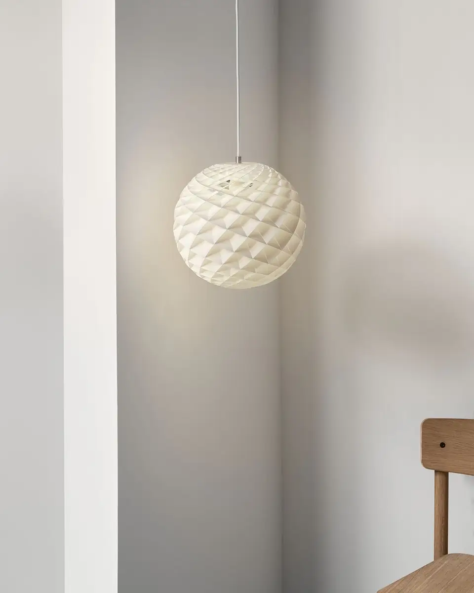 Louis Poulsen Patera White Pendant Light, 12" | Thumbnail 3