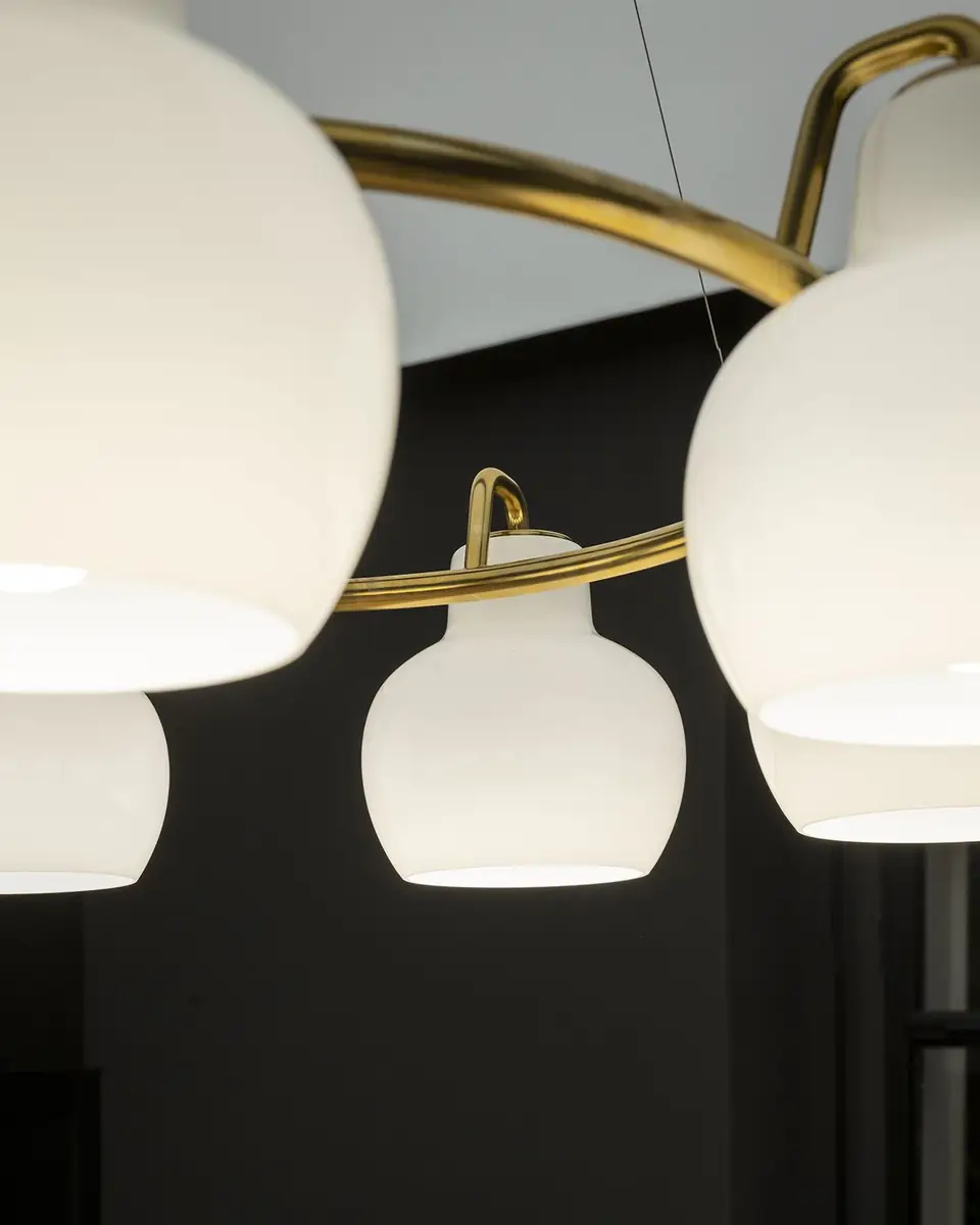 Louis Poulsen VL Ring Crown 7-Light Chandelier, 8" | Thumbnail 3 Louis Poulsen VL Ring Crown 7-Light Chandelier, 8" | Thumbnail 3