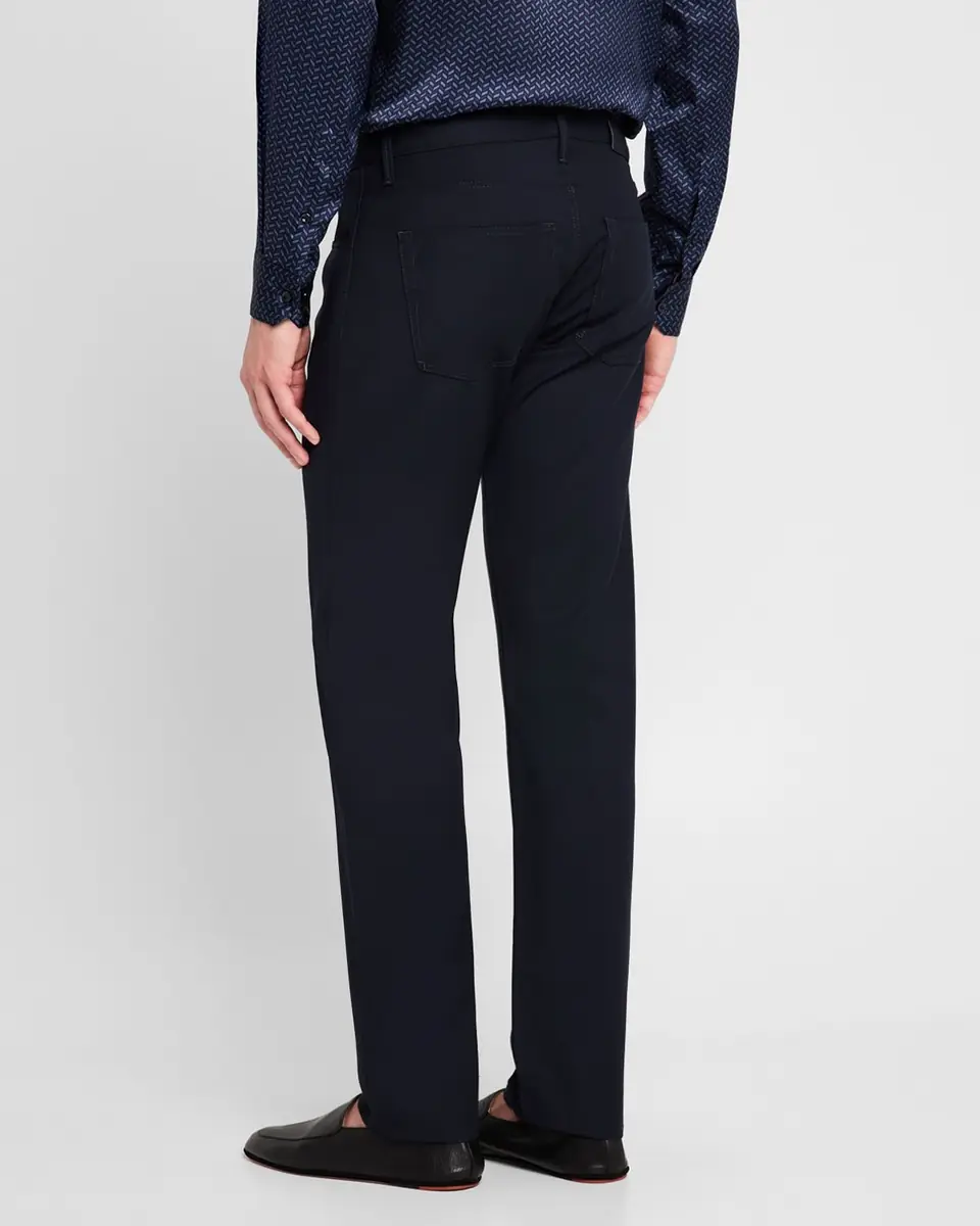 Giorgio Armani Men's Wool 5-Pocket Pants | Thumbnail 2