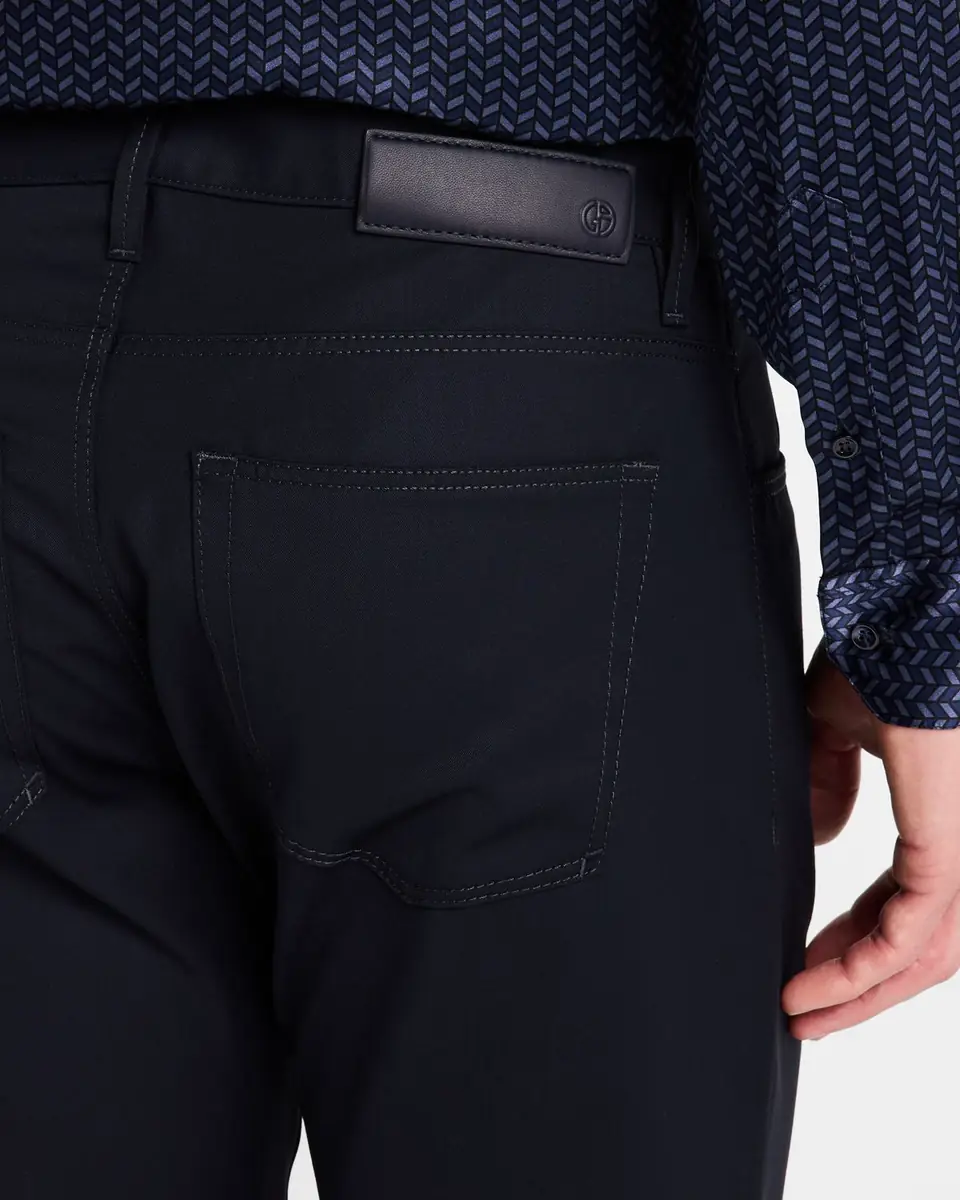 Giorgio Armani Men's Wool 5-Pocket Pants | Thumbnail 4