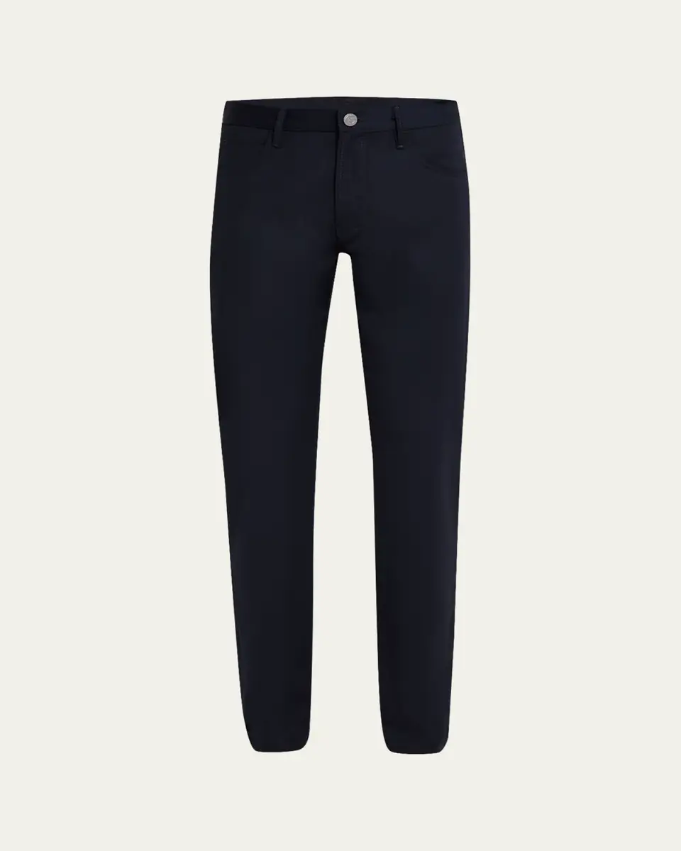 Giorgio Armani Men's Wool 5-Pocket Pants | Thumbnail 5