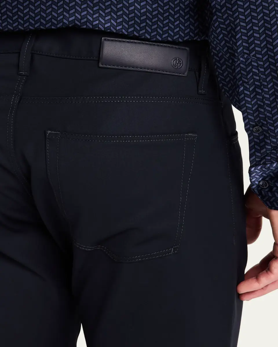 Giorgio Armani Men's Wool 5-Pocket Pants | Thumbnail 9