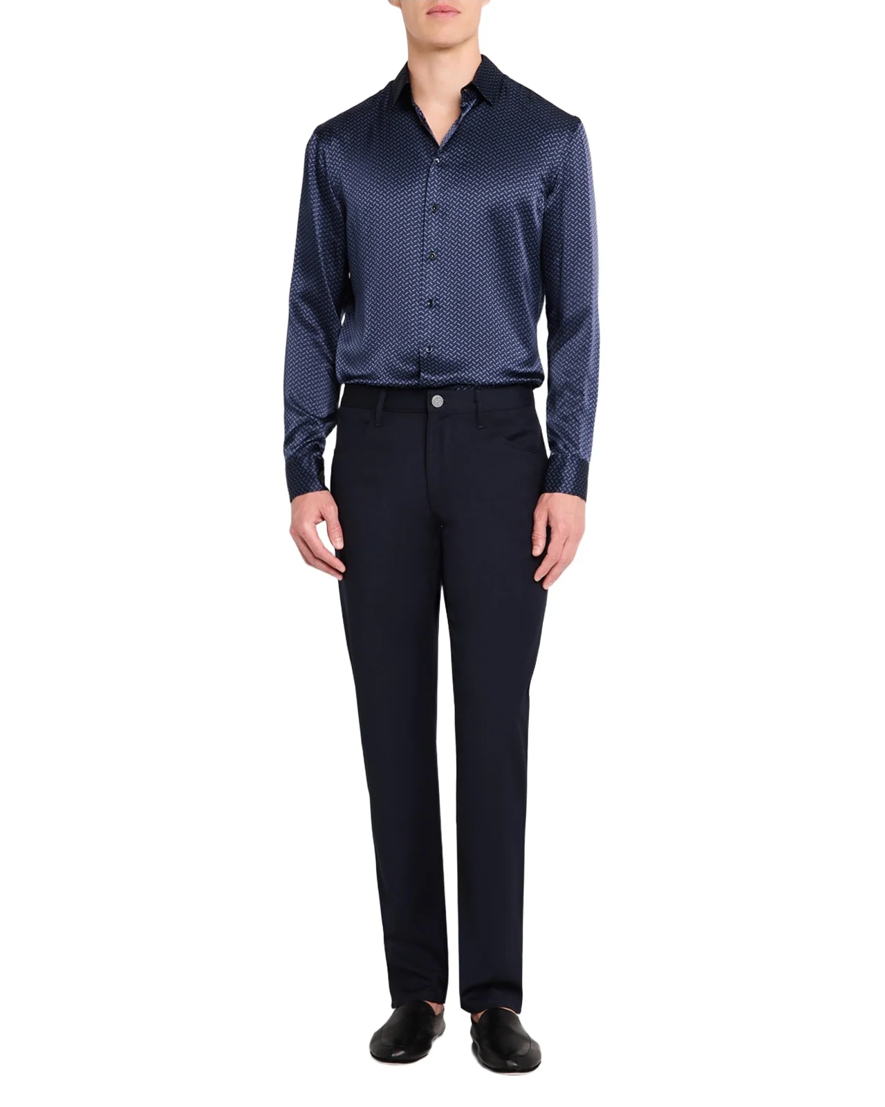 Giorgio Armani Men's Wool 5-Pocket Pants