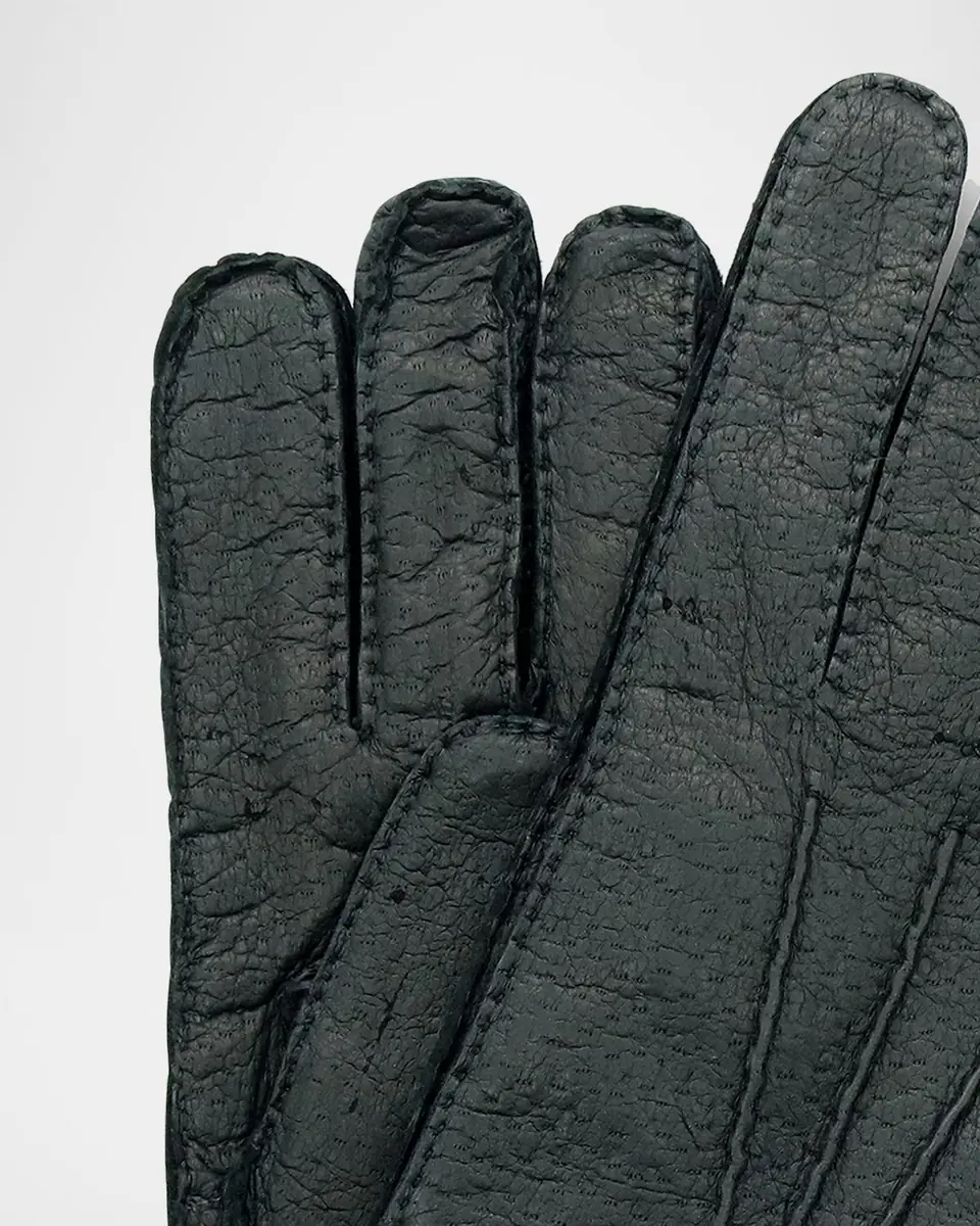 PORTOLANO Men's Peccary Leather Gloves | Thumbnail 2