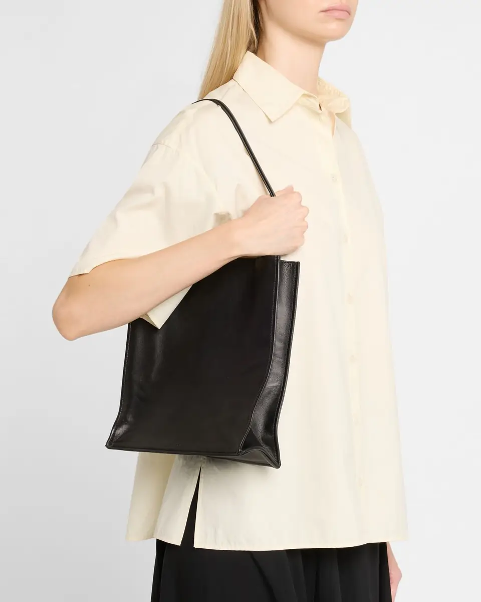 THE ROW To Go Large Tote Bag in Napa Leather | Thumbnail 2