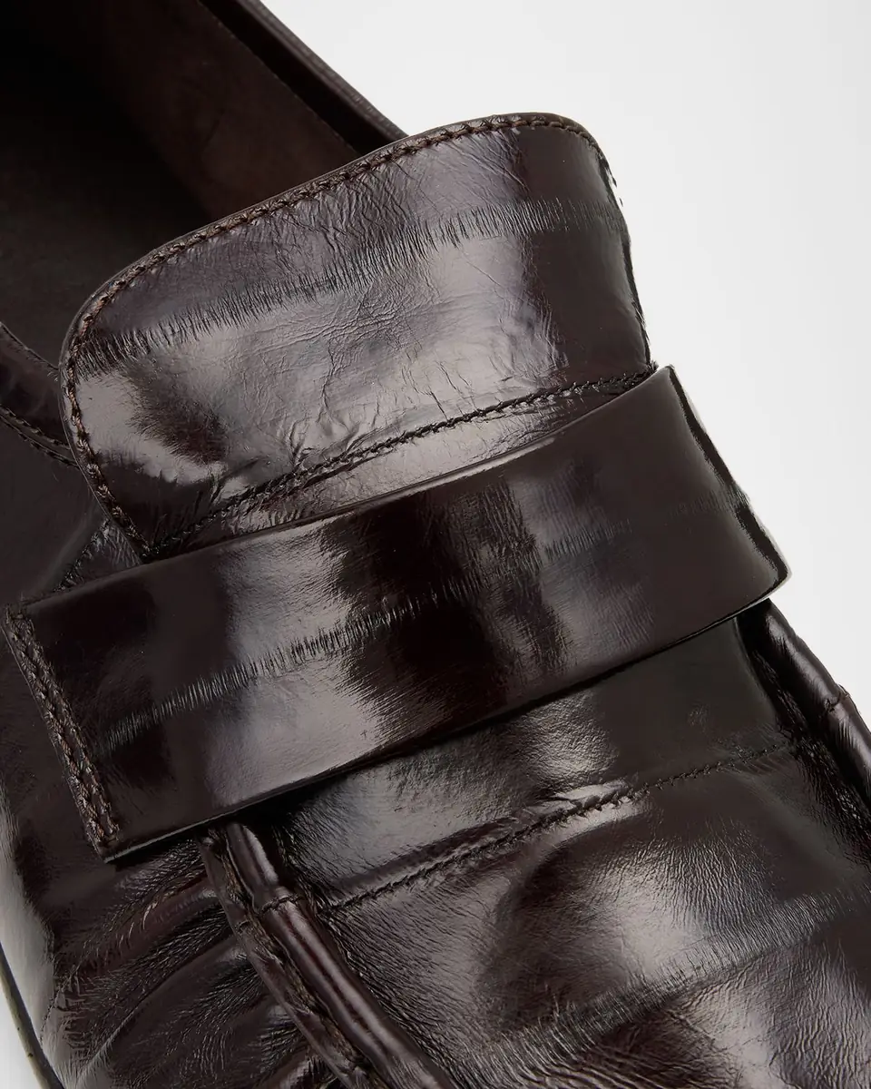 THE ROW 25mm Soft Eelskin Leather Loafers | Thumbnail 6 THE ROW 25mm Soft Eelskin Leather Loafers | Thumbnail 6