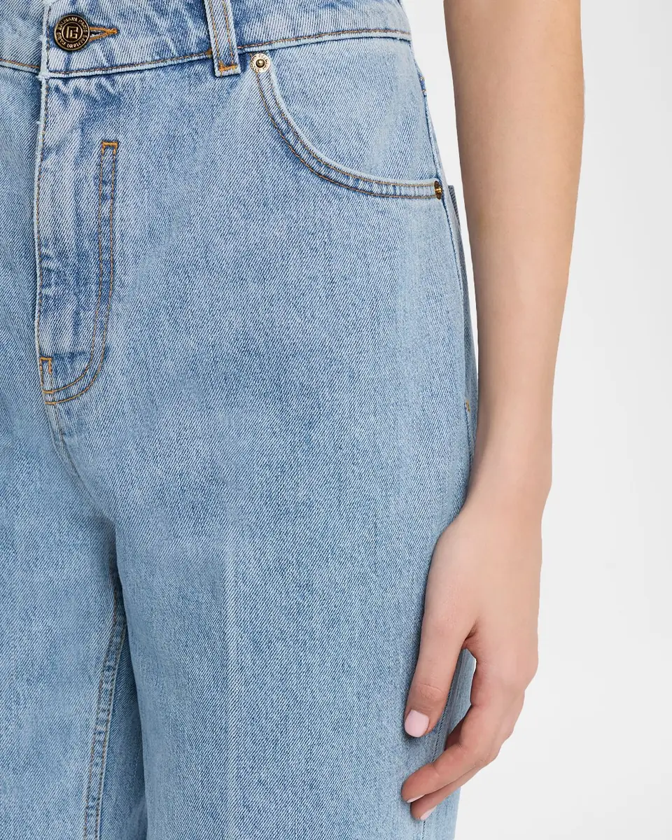 Balmain High-Waisted Flared Denim Jeans | Thumbnail 6 Balmain High-Waisted Flared Denim Jeans | Thumbnail 6