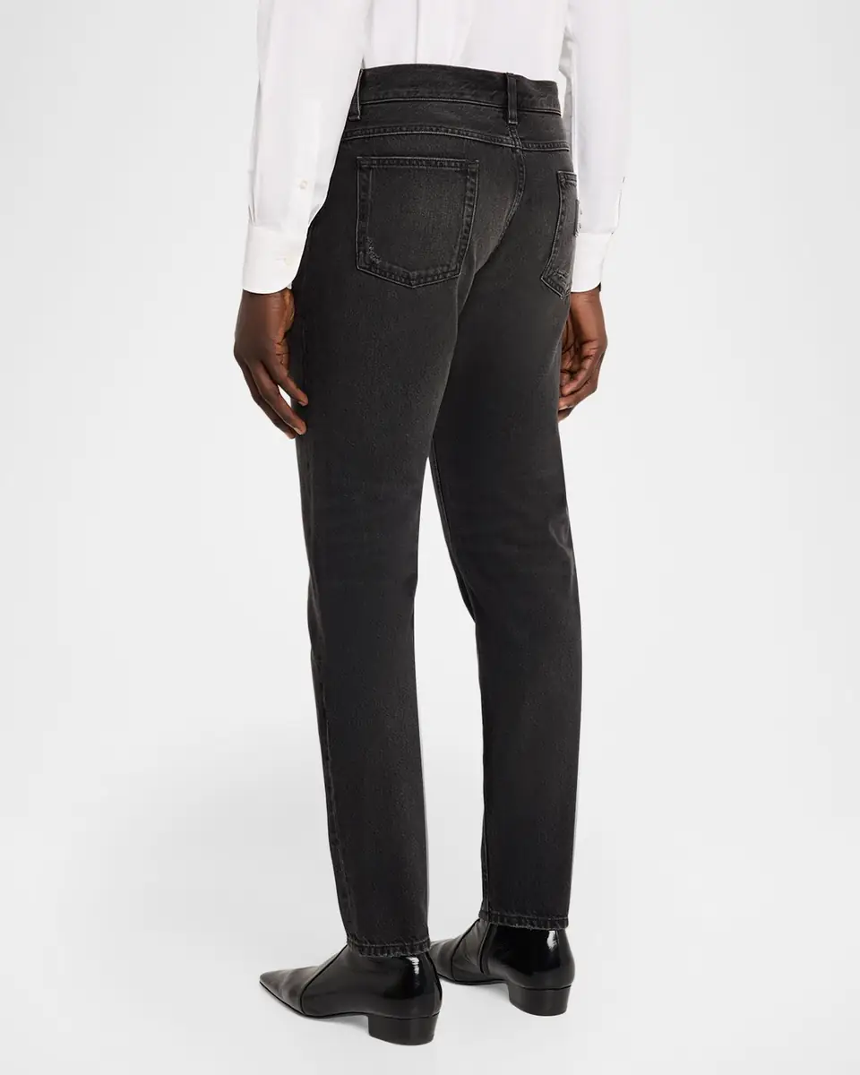Dolce & Gabbana Men's Grey Denim Straight Leg Jeans | Thumbnail 3 Dolce & Gabbana Men's Grey Denim Straight Leg Jeans | Thumbnail 3