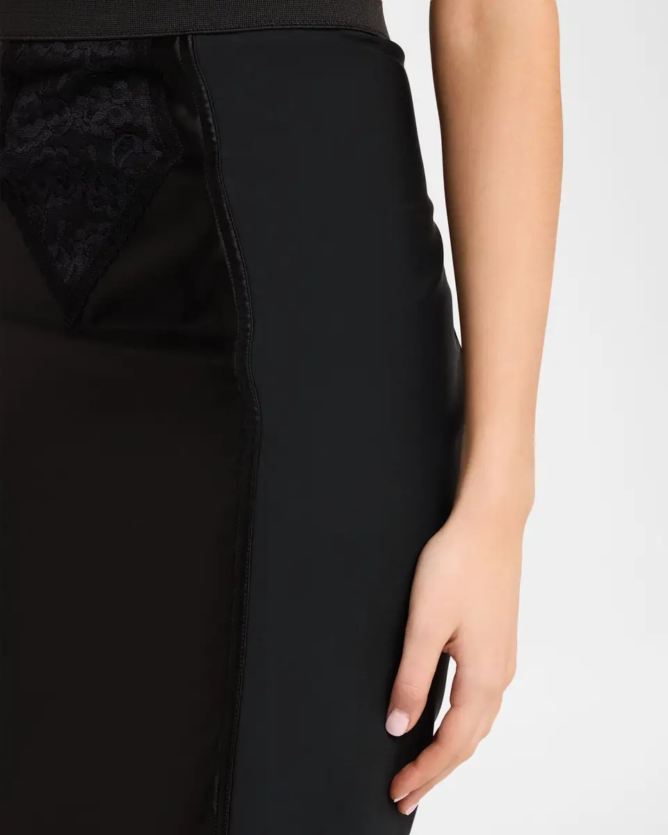 Dolce & Gabbana Lace Satin Paneled Pencil Skirt | Thumbnail 5 Dolce & Gabbana Lace Satin Paneled Pencil Skirt | Thumbnail 5