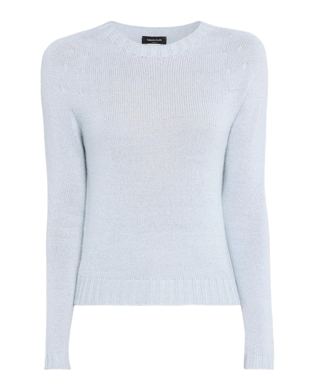 Fabiana Filippi Crewneck Shimmer Knit Sweater