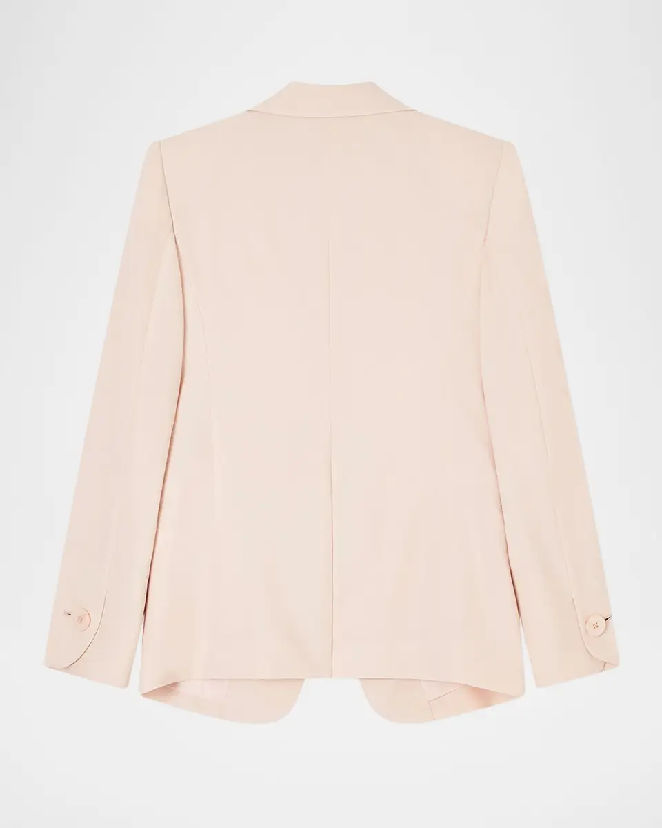 Emporio Armani Single-Button Gabardine Jacket | Thumbnail 5 Emporio Armani Single-Button Gabardine Jacket | Thumbnail 5