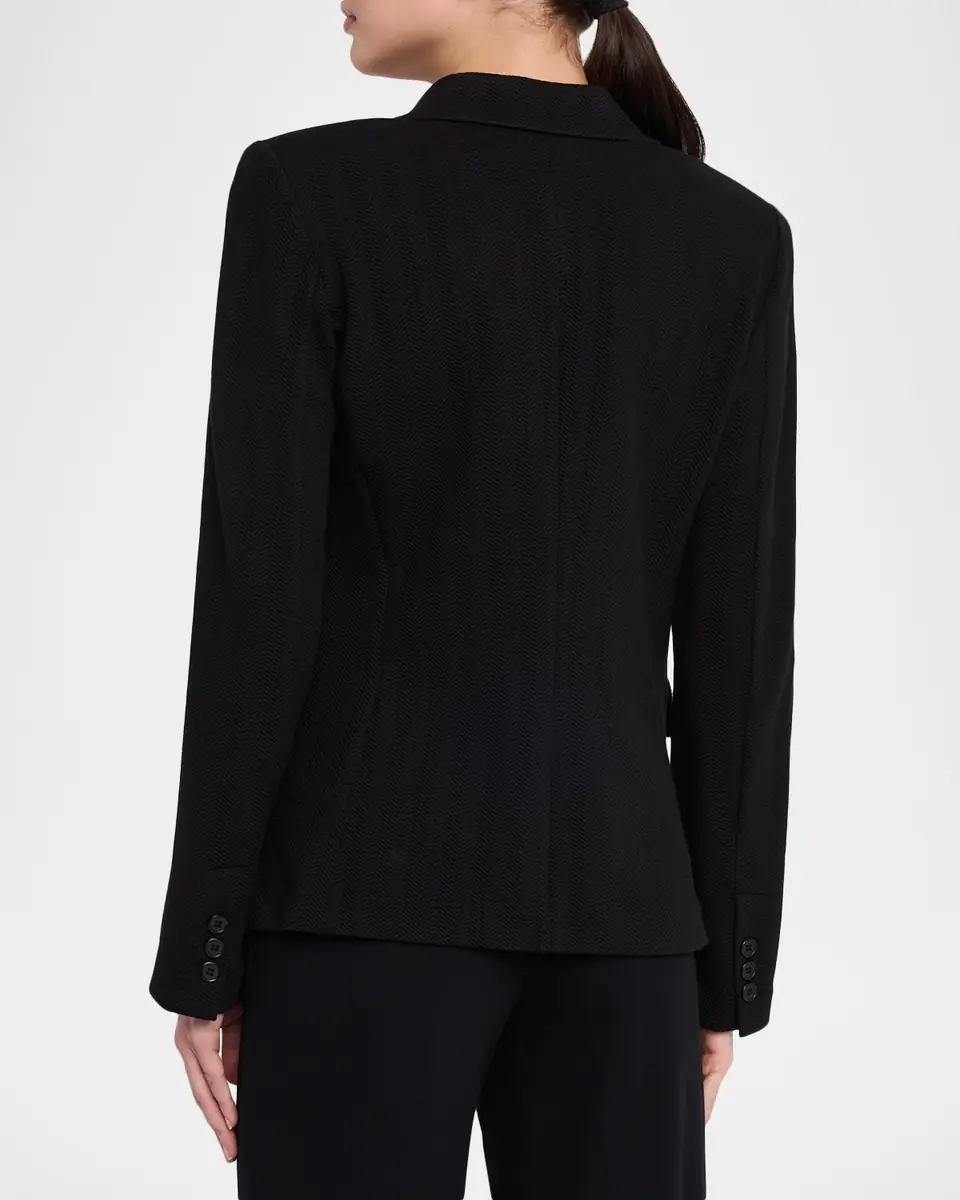Emporio Armani Chevron Stretch Jersey Jacket | Thumbnail 2 Emporio Armani Chevron Stretch Jersey Jacket | Thumbnail 2