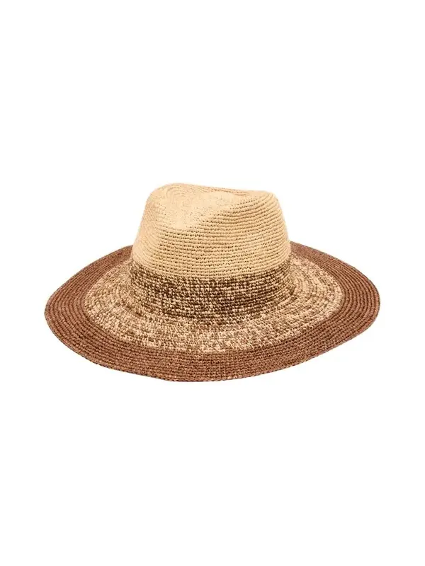 Lourdes Ombré Raffia Hat
