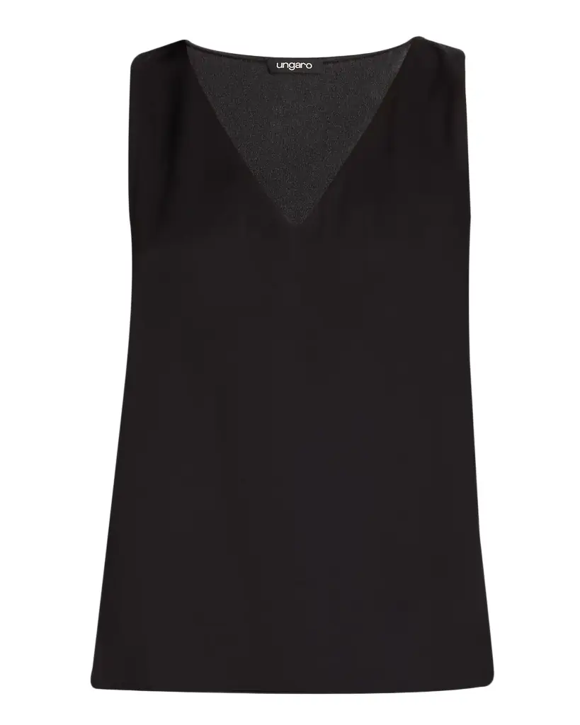 Ungaro Aliza Sleeveless Satin Blouse | Image 1 Ungaro Aliza Sleeveless Satin Blouse | Image 1
