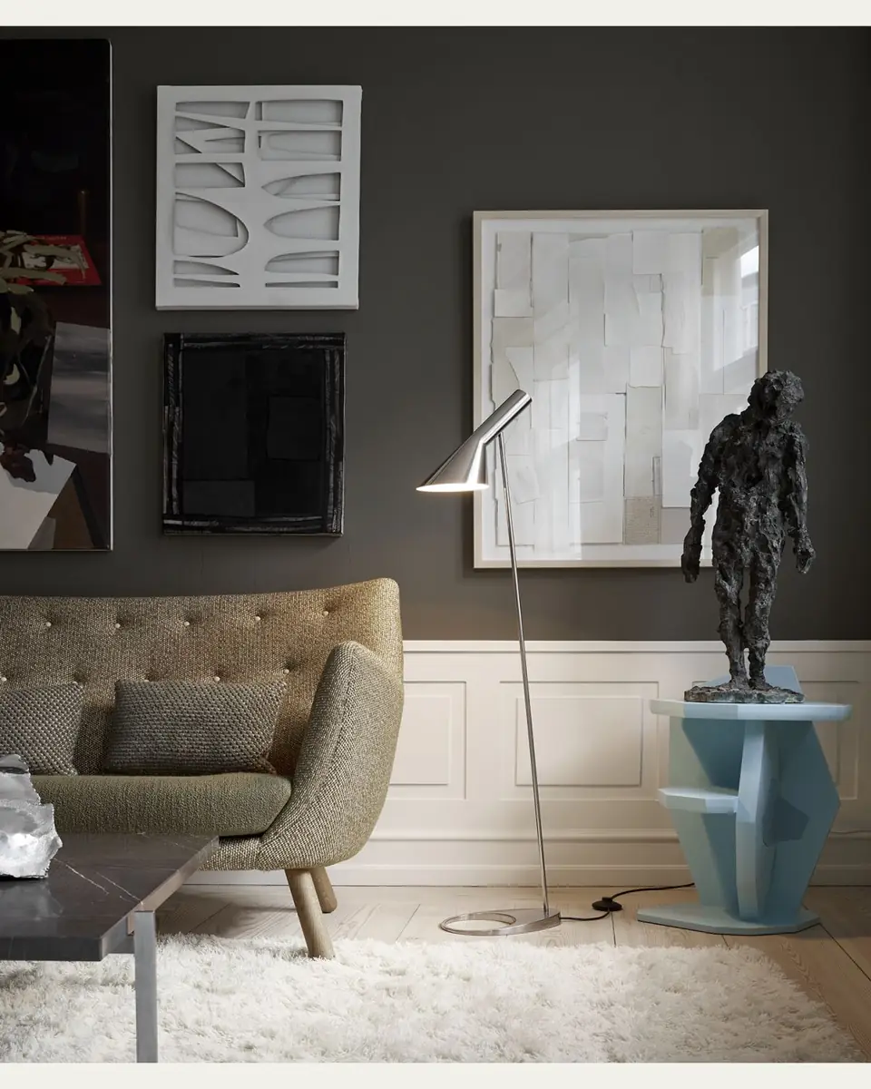 Louis Poulsen AJ Polished Stainless Steel Floor Lamp | Thumbnail 2