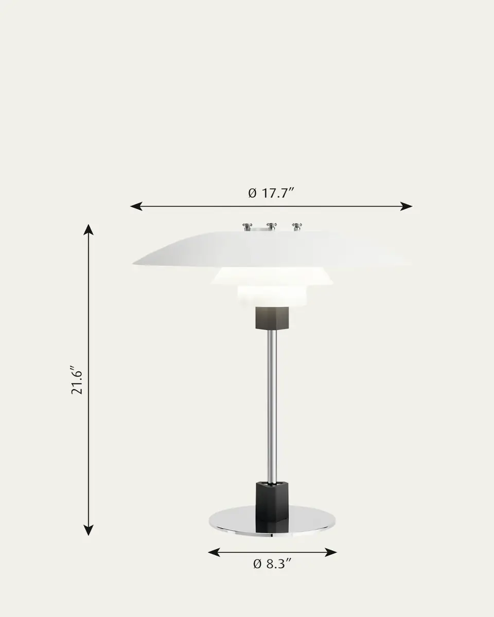 Louis Poulsen PH 4/3 White Glass Table Lamp | Thumbnail 2